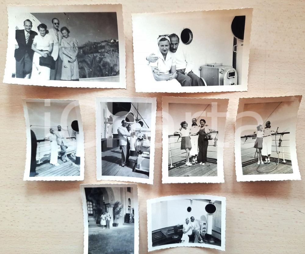 Fotografia d epoca originale 1937 RODI ITALIANA Lotto 8 foto Walter MARX ERBA Crociera e Albergo delle Rose 1