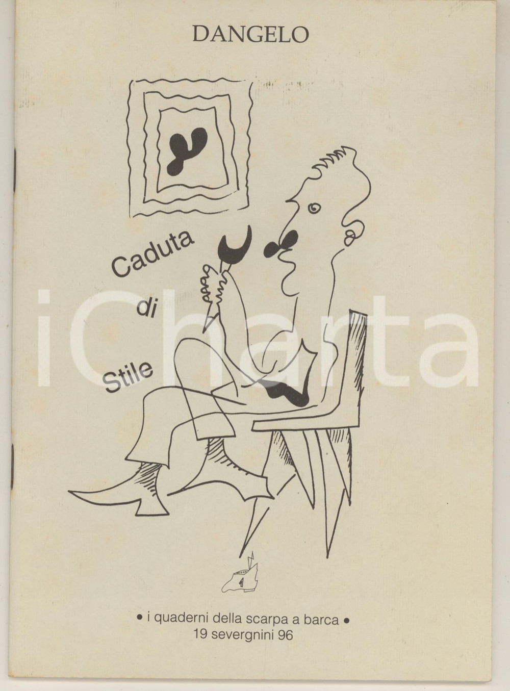 Libro, pubblicazione d epoca 1996 DANGELO Caduta di stile Quaderni della scarpa a barca  Bambagrafico 1