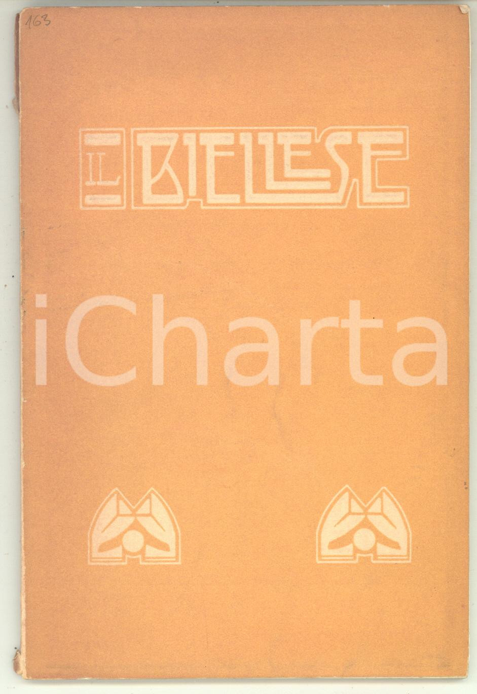 Libro, pubblicazione d epoca 1900 ca FERROVIA SANTHIÀ  BIELLA Il Biellese  Guida illustrata RARA 93 pp. 1