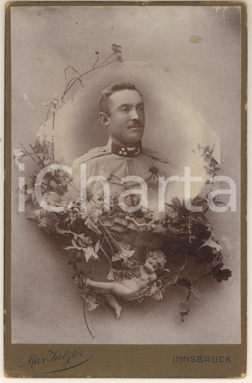 1905 ca INNSBRUCK K.U.K. Armee - Andrea COSTA Ritratto - Foto Max KETZLER Fotografia originale d'epoca, su cartoncino rigido. Didascalia manoscritta al verso.FOTOGRAFO: Montabone - C. Masini - Genova FAIR/discreto lievi sbrecciature e abrasioni al verso; lievi macchie Formato: 10x15 cm originale e autentica 1