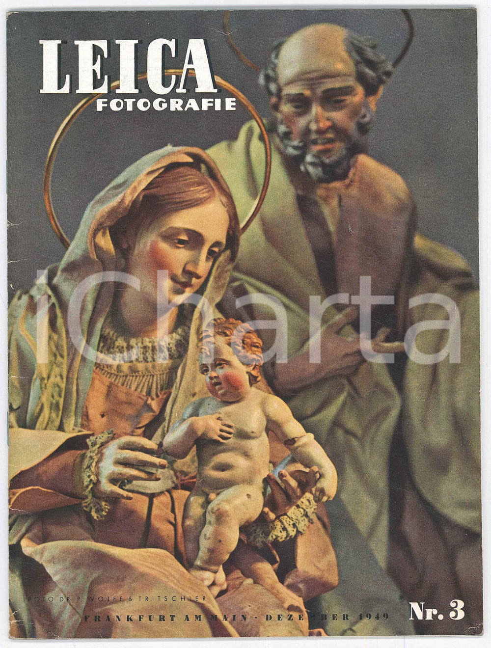 1949 LEICA-FOTOGRAFIE n. 3 Neue zeitschrift der kleinbildfotografie - Rivista Rivista illustrata d'epoca.PAGINE: 39 FAIR/discreto Lievi smussature agli angoli Formato: 18x24  cm originale e autentica 1