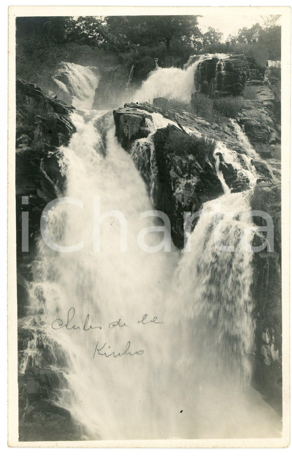 1930 ca CONGO BELGE - Rivière LUFIVA - Photo Léopold GABRIEL n° 5 (3) Fotografia originale d'epoca, in formato cartolina postale.FOTOGRAFO: L&eacute;opold Gabriel - Panda - Katanga  GOOD/buono  Formato: 9x14 cm originale e autentica 1