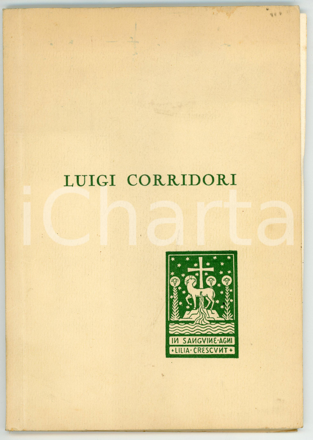 1963 In memoria di Luigi CORRIDORI Ed. Figli di San Paolo - Pubblicazione Pubblicazione illustrata d'epoca.Contiene riproduzione della dedica di Giovanni Paolo II. PAGINE: 56 CONDIZIONI:POOR/danneggiato Macchie in copertinaFORMATO: 16x23 cm originale e autentica 1