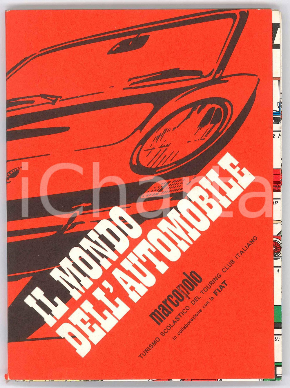 Libro, pubblicazione d epoca 1959 TCI MARCOPOLO Il mondo dell automobile  123 pp. ILLUSTRATO FIAT 1