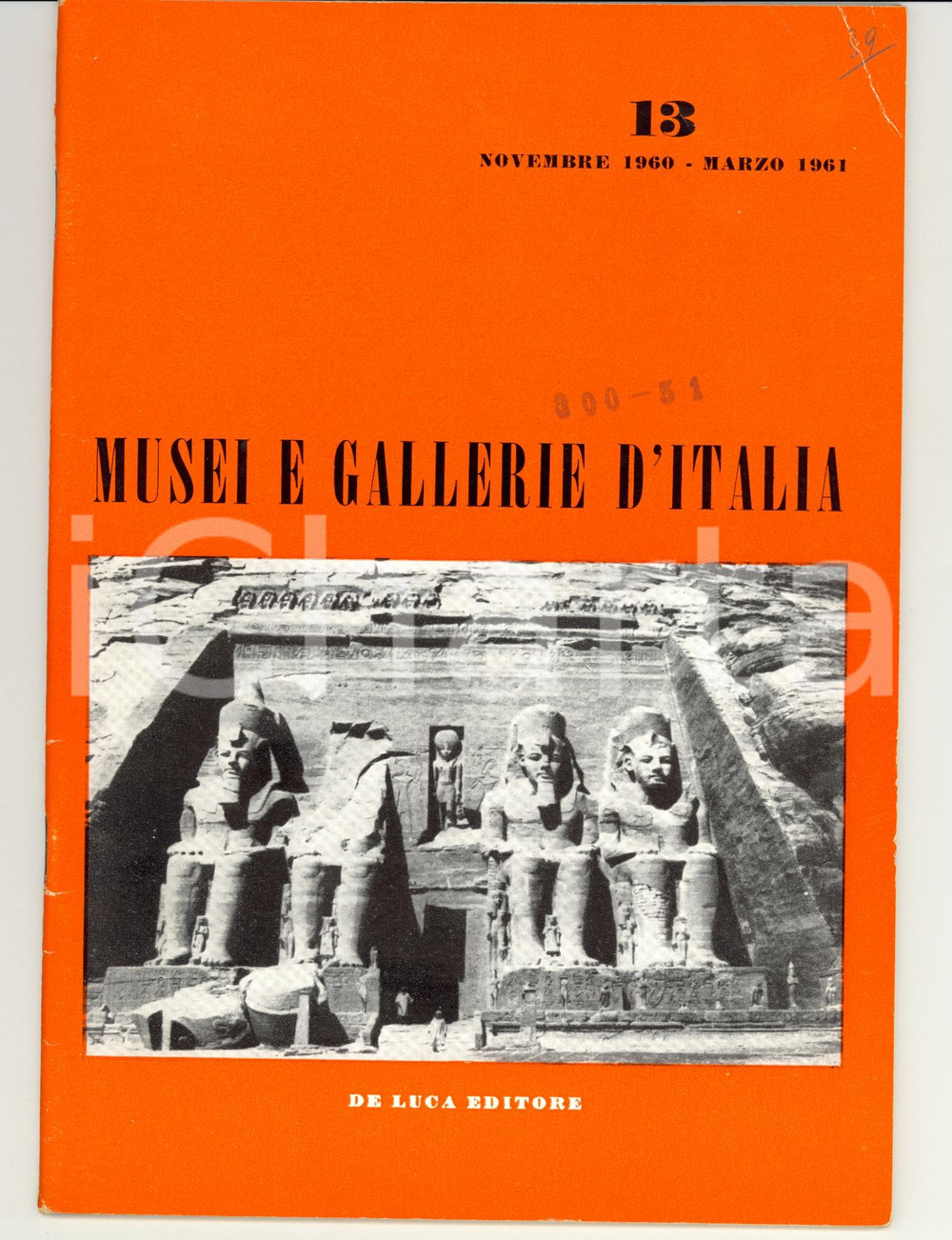 Giornale, rivista storica 1960 MUSEI E GALLERIE D ITALIA Museo Ferroviario ROMA TERMINI  Rivista n° 13 1