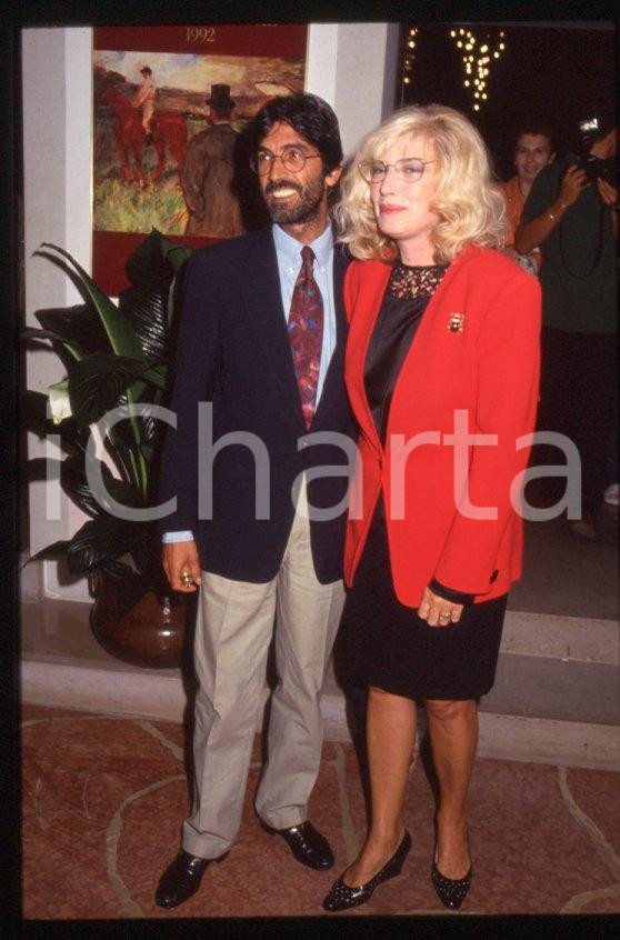Fotografia d epoca originale 1995 ca Monica VITTI Roberto RUSSO  35 mm vintage slide 7 1