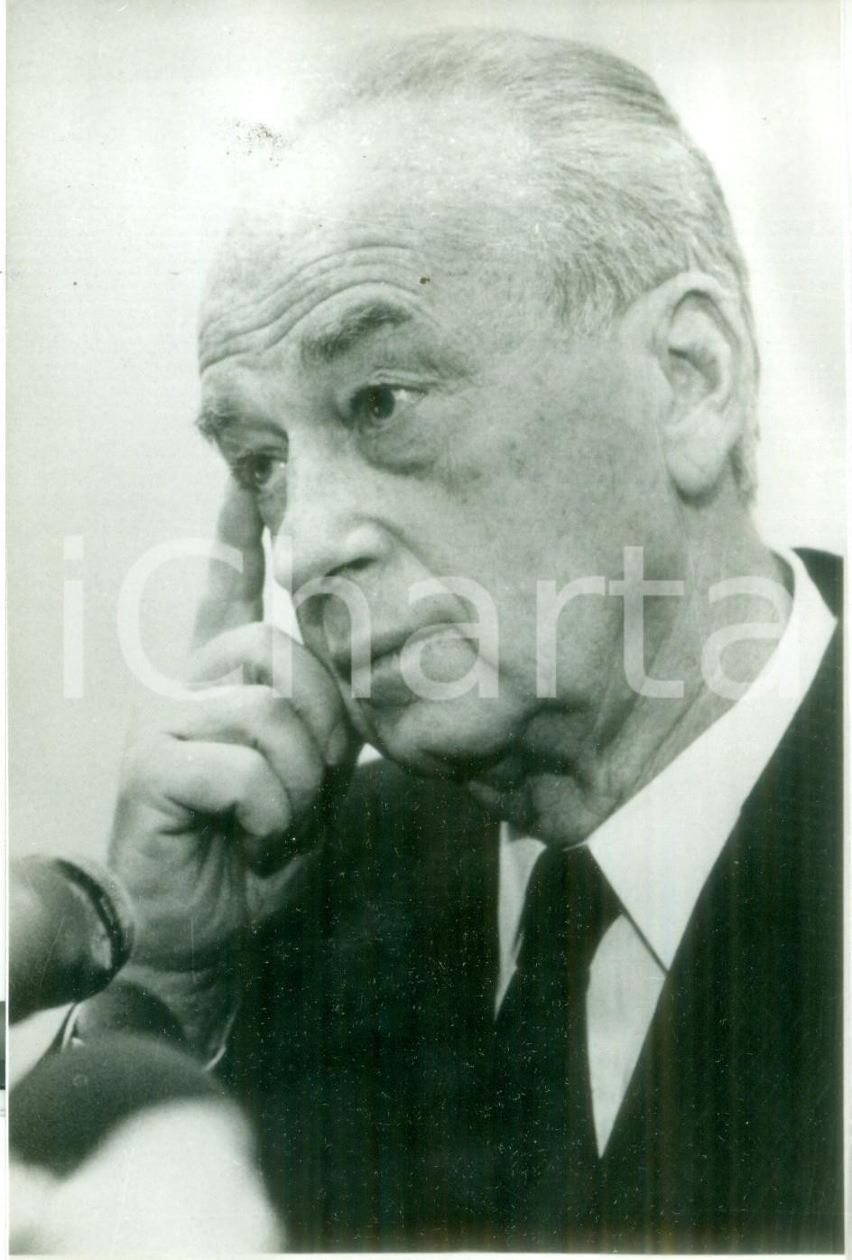 Fotografia d epoca originale 1992 ISRAEL Yitzhak RABIN durante le elezioni legislative Fotografia 1 1