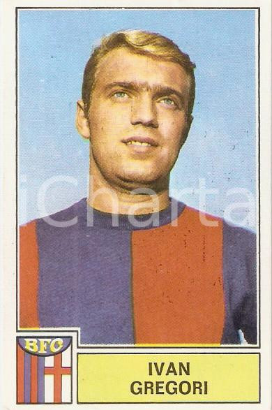 Oggetto da collezione cartaceo PANINI  CALCIATORI 1971  1972 Figurina Ivan GREGORI Serie A BOLOGNA 1