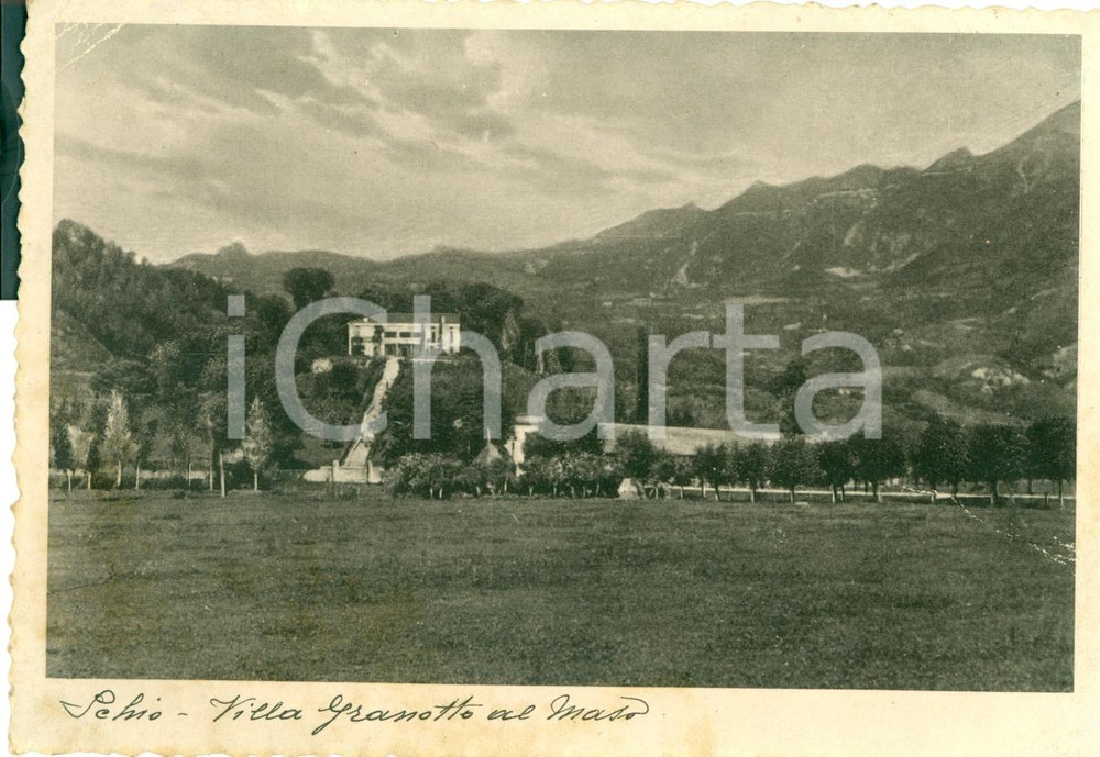 Cartolina originale da collezione 1936 SCHIO VI Villa GRANOTTO al Maso   Cartolina 1 FG VG 1