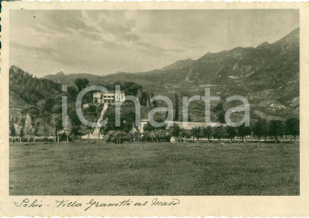 Cartolina originale da collezione 1936 SCHIO VI Villa GRANOTTO al Maso Cartolina 1 FG VG 1