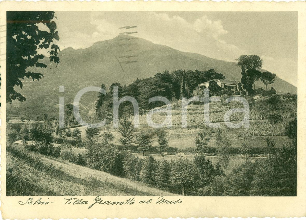 Cartolina originale da collezione 1936 SCHIO VI Villa GRANOTTO al Maso Cartolina 2 FG VG 1