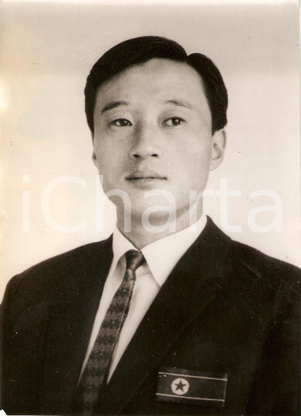 Fotografia d epoca originale 1968 COREA DEL NORD Nazionale calcio  Ri DONG WOON ala sinistra Foto 3 1