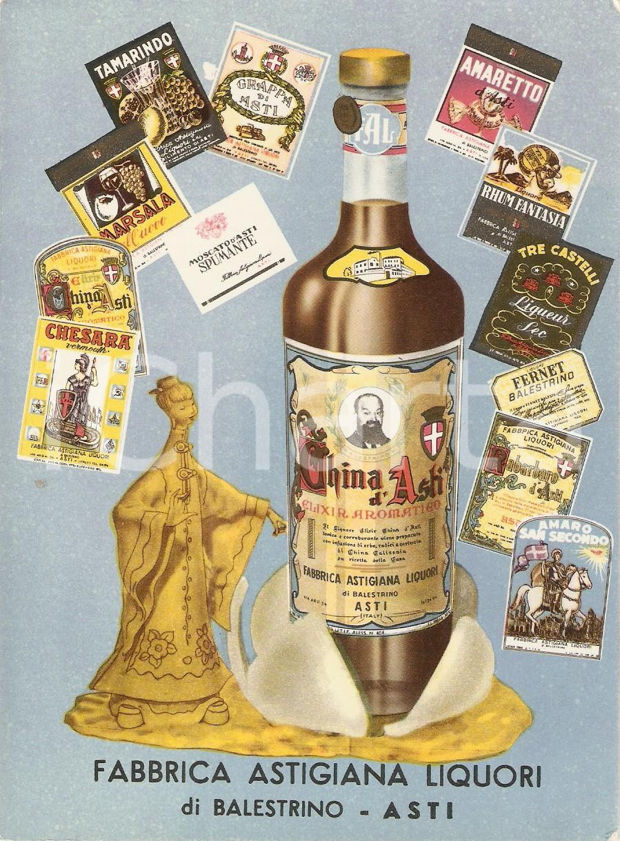 Cartolina originale da collezione 1975 ca ASTI Frazione BALESTRINO Fabbrica Astigiana Liquori Cartolina 2 1