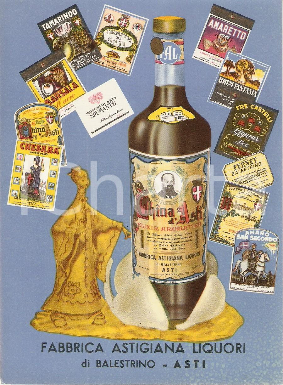 Cartolina originale da collezione 1975 ca ASTI Frazione BALESTRINO Fabbrica Astigiana Liquori Cartolina 4 1