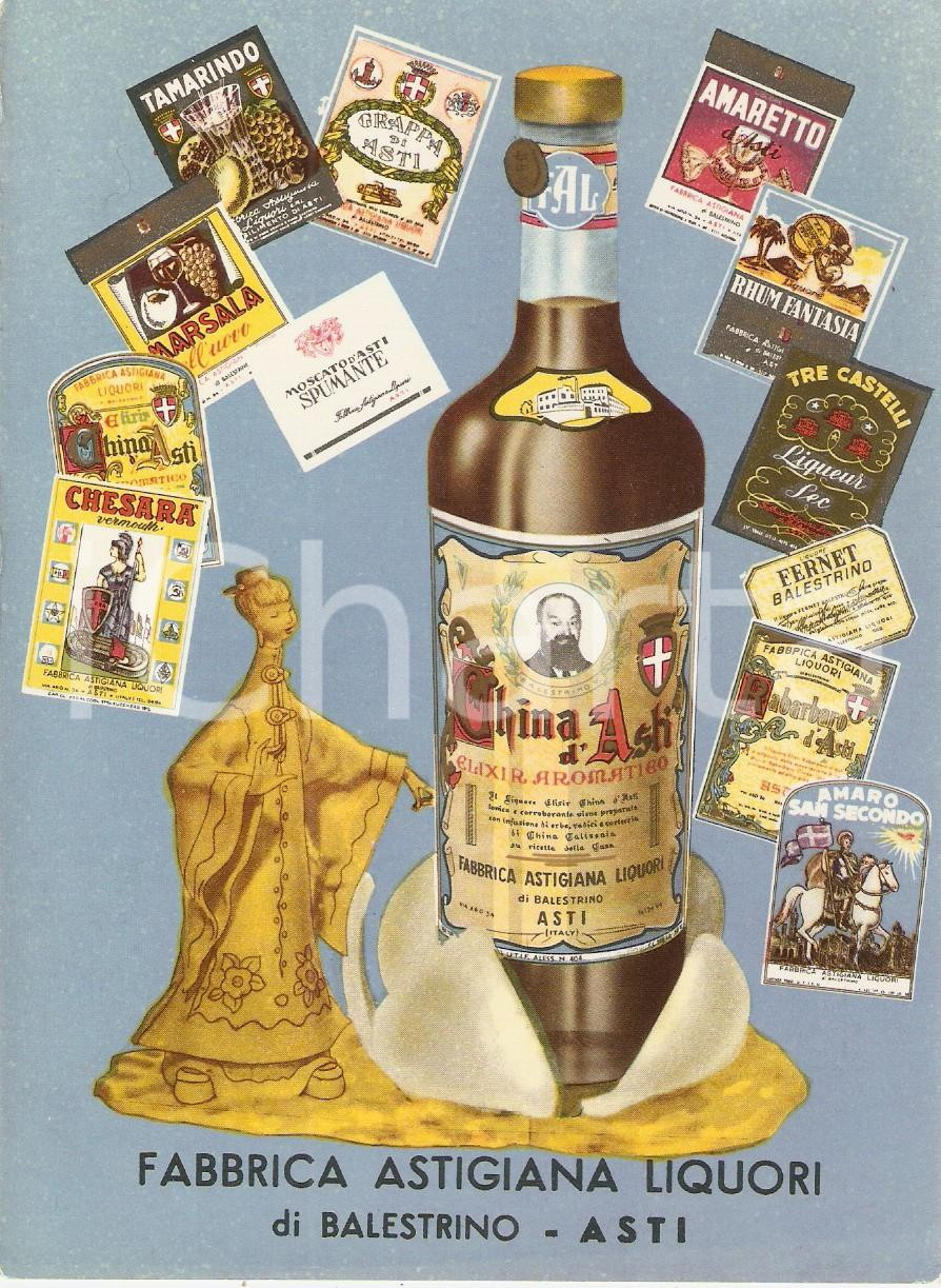 Cartolina originale da collezione 1975 ca ASTI Frazione BALESTRINO Fabbrica Astigiana Liquori Cartolina 3 1