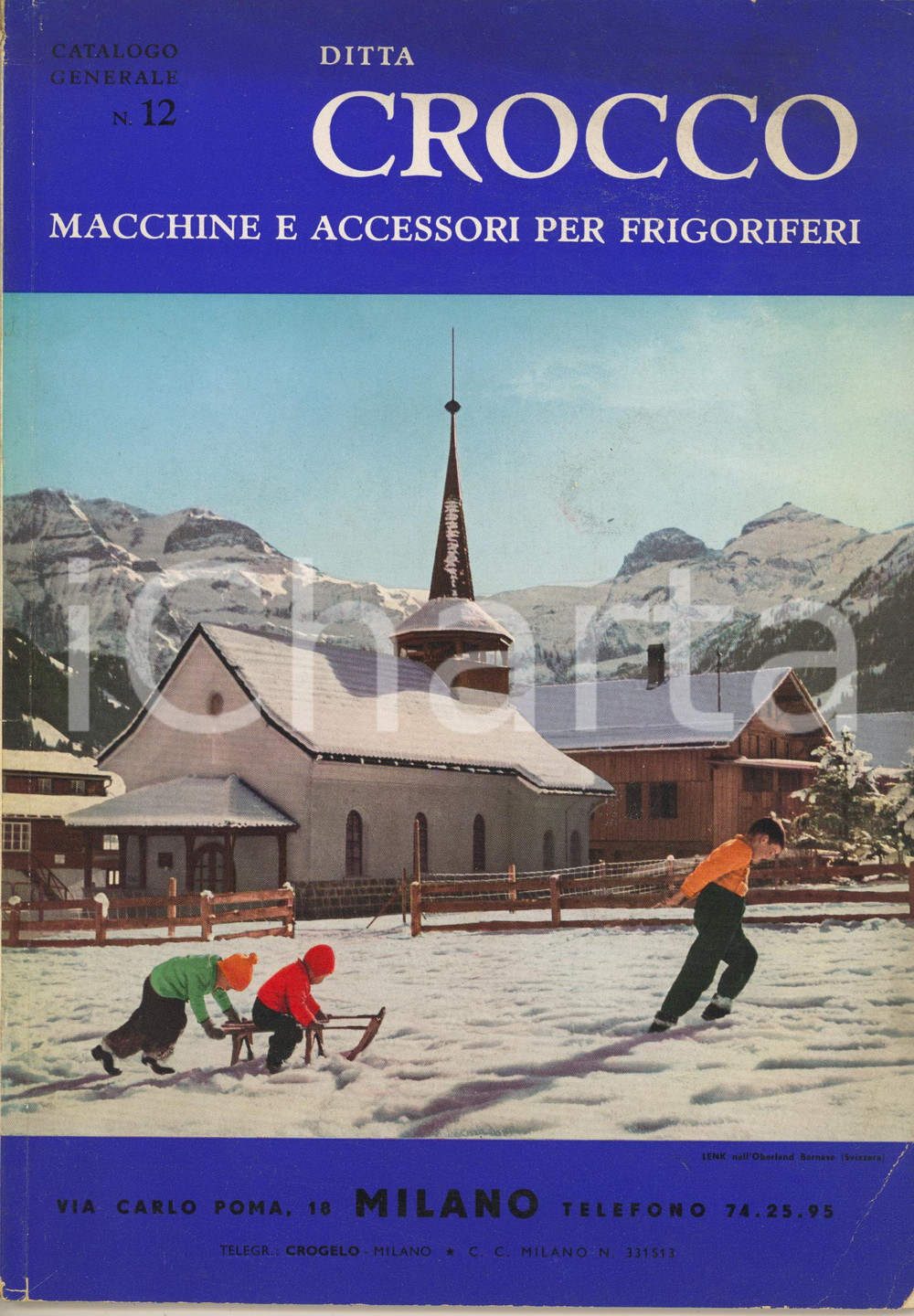 1970 ca MILANO Ditta CROCCO Macchine per frigoriferi *Catalogo ILLUSTRATO Catalogo originale d'epoca della ditta Crocco, con sede a Milano in via Poma, illustrata b/n.PAGINE: 88 + listino POOR/danneggiato buone condizioni interne, ma abrasioni in quarta di copertina e piegature marginali Formato: 22x30 cm originale e autentica 1