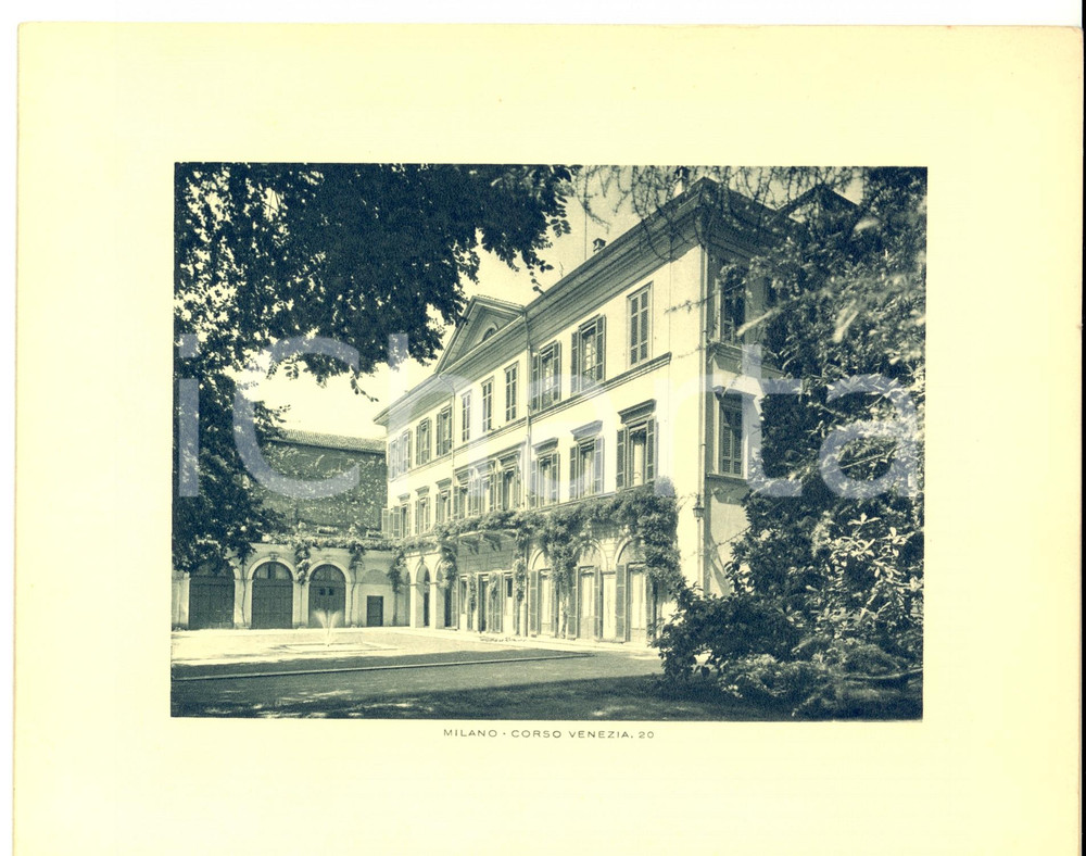 Oggetto da collezione cartaceo 1955 MILANO Palazzo CRESPI Corso Venezia 20 Calendario 2 1