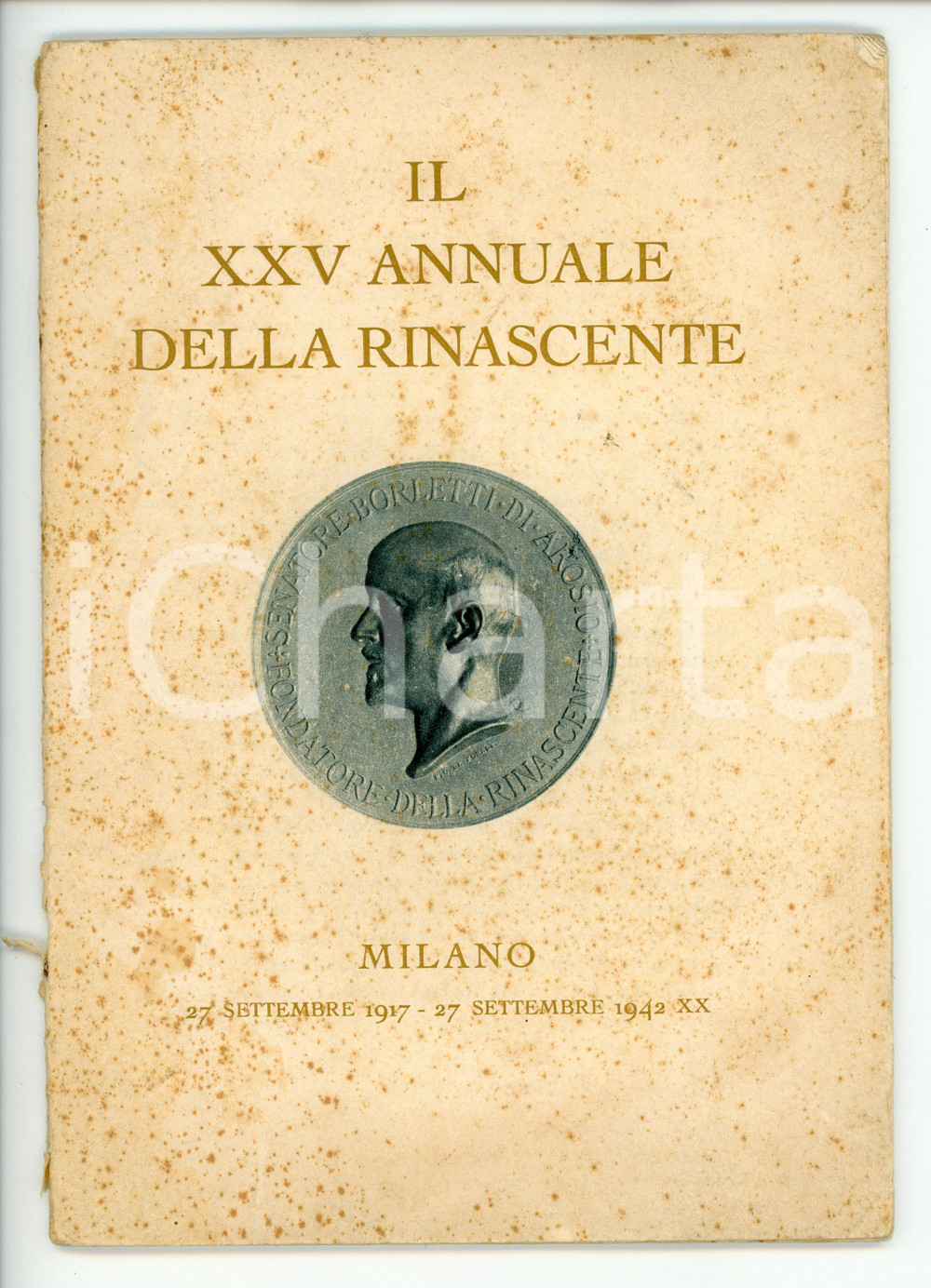 Libro, pubblicazione d epoca 1942 MILANO Il XXV annuale della Rinascente  Ed. RIZZOLI 1