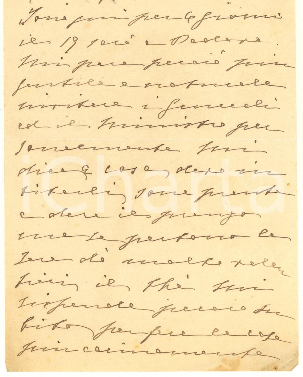 1920 ca ROMA Mario PAPAFAVA DEI CARRARESI - Invito al ministro *Autografo Lettera interamente autografa, relativa alla necessità di un invito personale per un ministro e per generali dell'esercito.PAGINE: 1 (2 facciate) FAIR/discreto piegature d'epoca Formato: 13x20 cm originale e autentica 1