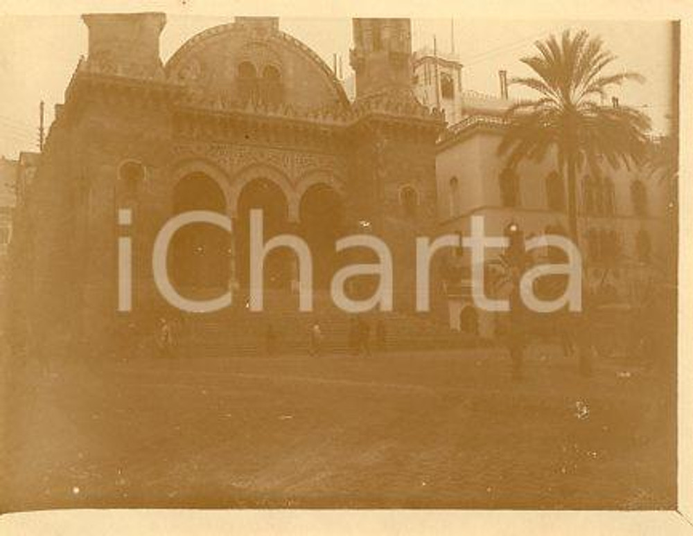 Fotografia d epoca originale 1925 ca ALGERI ARCHITETTURA  Moschea Ketchaoua  Foto ANIMATA 11x9 cm 1