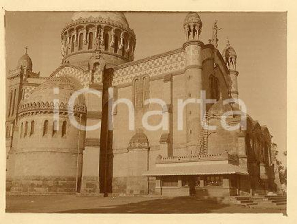 Fotografia d epoca originale 1925 ca ALGERI  Basilica di Nostra Signora d Africa 2  Fotografia 11x9 cm 1