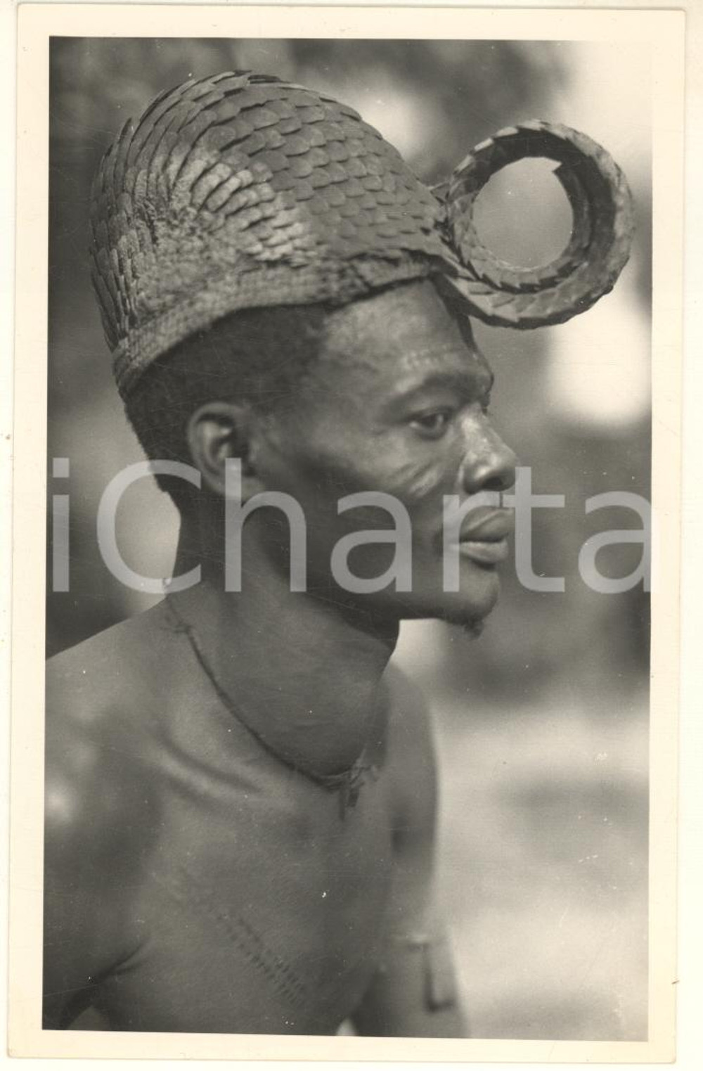 1930 C. ZAGOURSKI «L'Afrique qui disparaît» Type GOMBE - Postcard Fotocartolina postale d'epoca, appartenente alla 2^ serie «L'Afrique qui disparaît» del fotografo Casimir Zagourski (Léopoldville).Non viaggiata. GOOD/buono  Formato: 9x14 cm originale e autentica 1