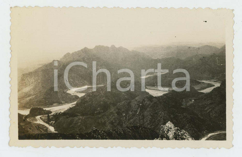 1935 ca CINA - Paesaggio di montagna - Foto VINTAGE 11x7 cm (2) Fotografia d'epoca.CONDIZIONI: GFORMATO: 11x7 cm    originale e autentica 1