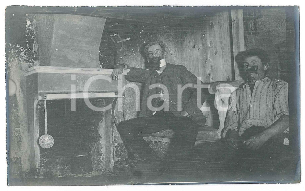 1905 ca MONTE ROSA Capanna Regina Margherita (?) Vittorio RONCHETTI *Foto Fotografia d'epoca.FOTOGRAFO: Dr. Vittorio Ronchetti - Milano FAIR/discreto Lievi smussature agli angoli Formato: 14x8 originale e autentica 1