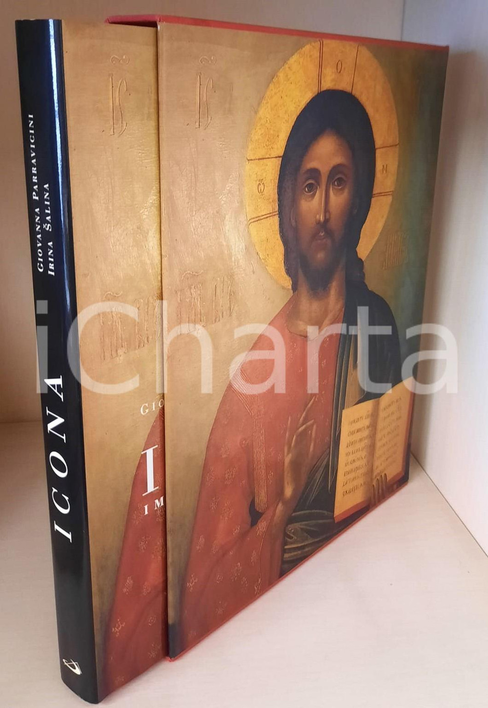 2006 G. PARRAVICINI I. SALINA Icona. Immagine di fede e arte *Ed. San Paolo Legatura editoriale in cartoncino con sovraccoperta illustrata e custodia.Riccamente illustrato a colori.PAGINE: 309EDITORE: Edizioni San Paolo GOOD/buono  Formato: 23x31 cm originale e autentica 1