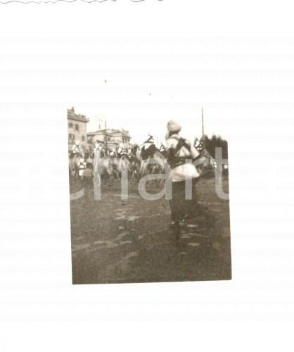 Fotografia d epoca originale 1937 ROMA Sfilata africani delle TRUPPE COLONIALI ITALIANE Foto 6,5 x 5 cm 1