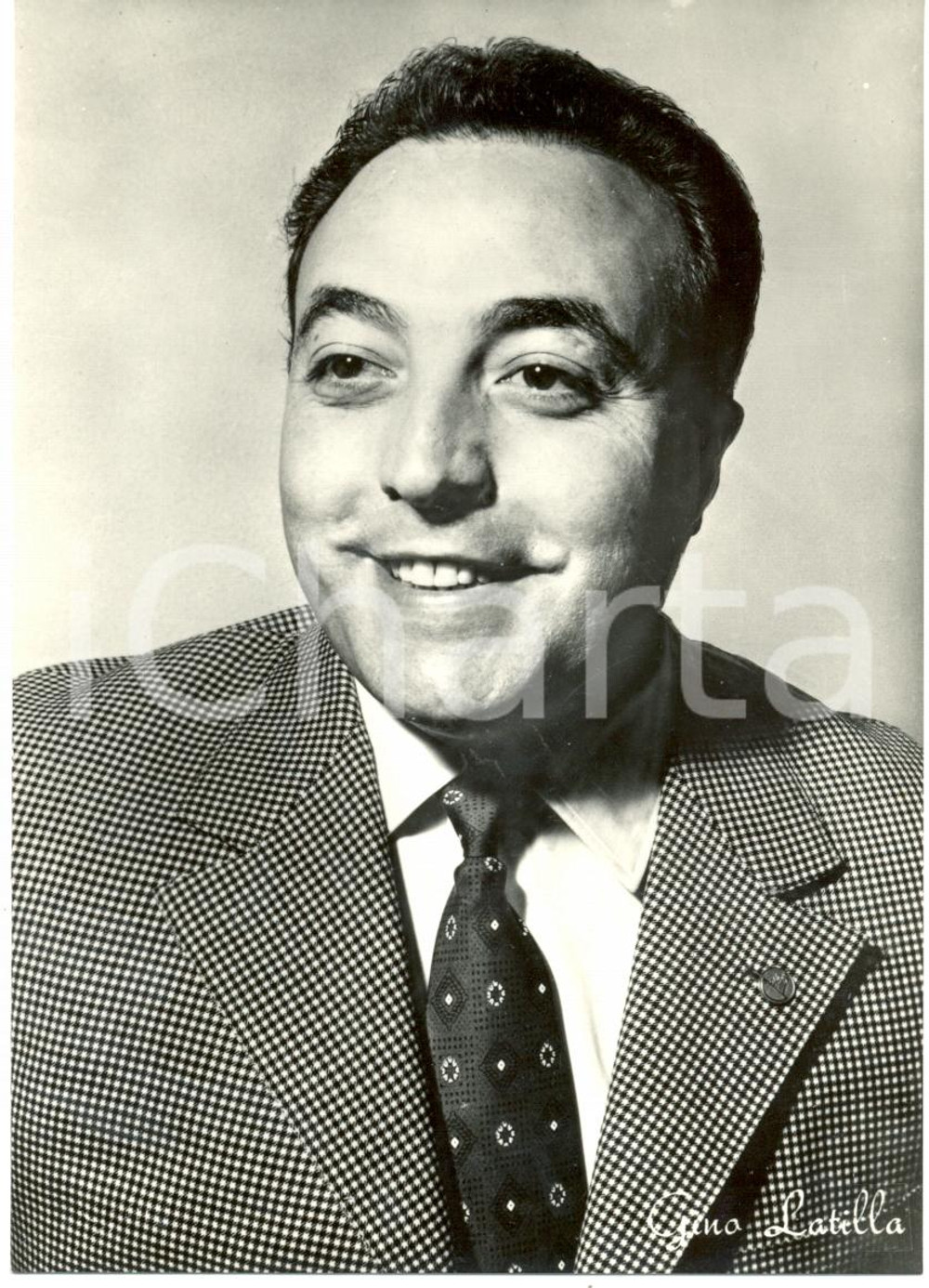 Cartolina originale da collezione 1955 ca MUSICA Gino LATILLA Ritratto fotografico *Cartolina FG NV 1