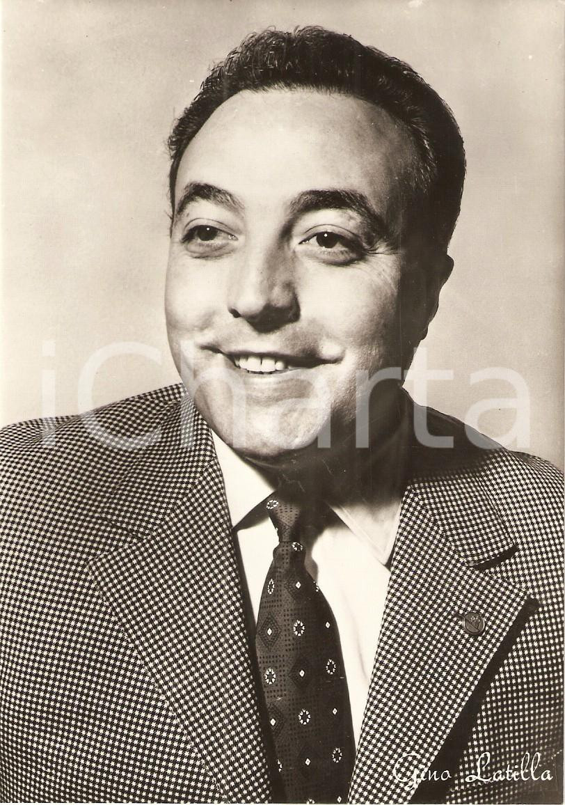 Cartolina originale da collezione 1955 ca MUSICA Gino LATILLA Ritratto fotografico Cartolina FG NV 1