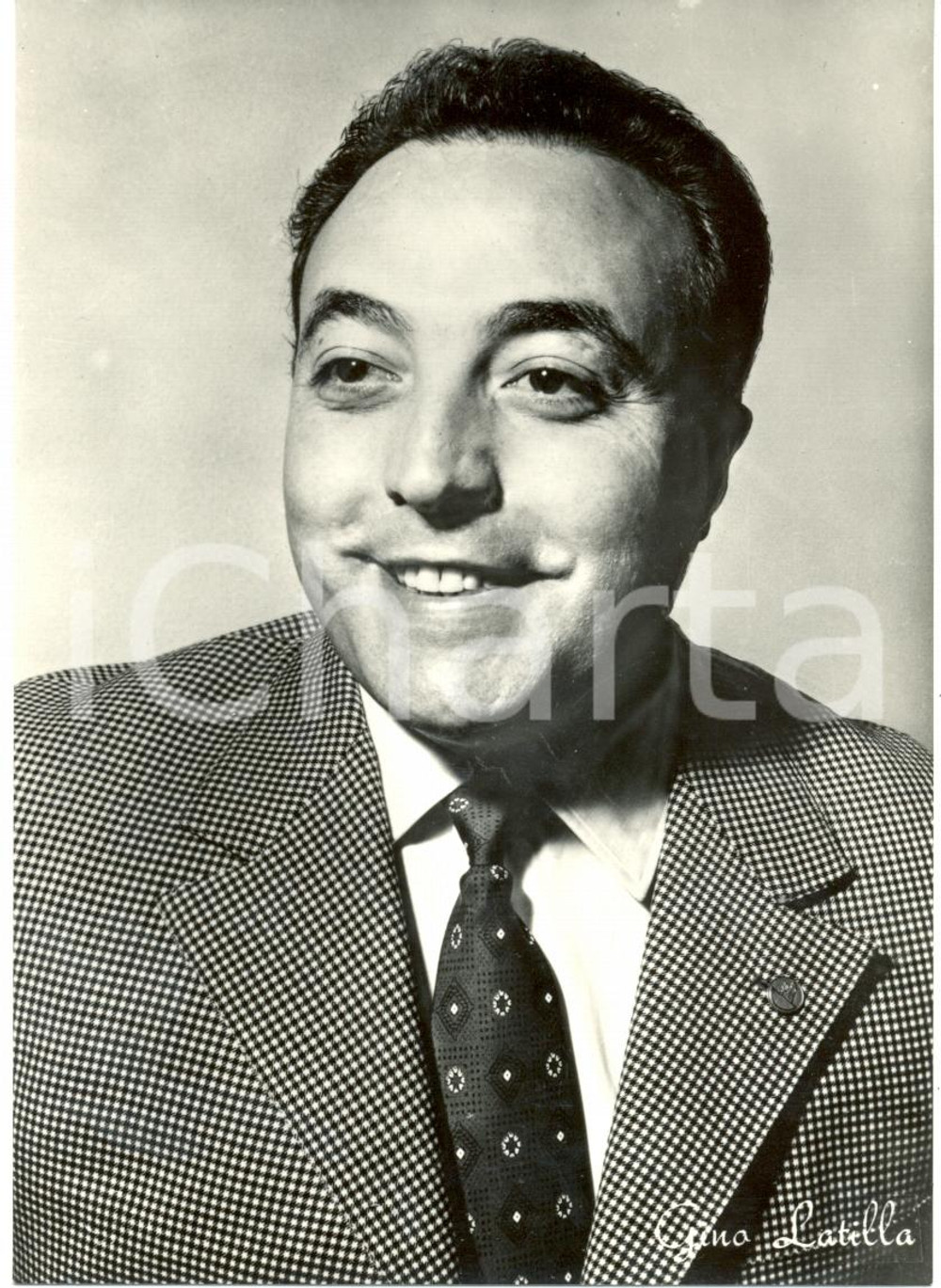 Cartolina originale da collezione 1955 ca MUSICA Gino LATILLA Ritratto fotografico *Cartolina FG NV 1