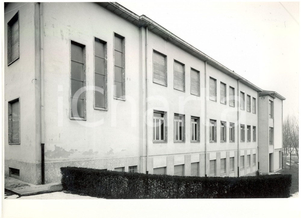 Fotografia d'epoca originale 1960 ca PAVIA Scuola Elementare ADA NEGRI - Lato dell'edificio *Fotografia 3 1