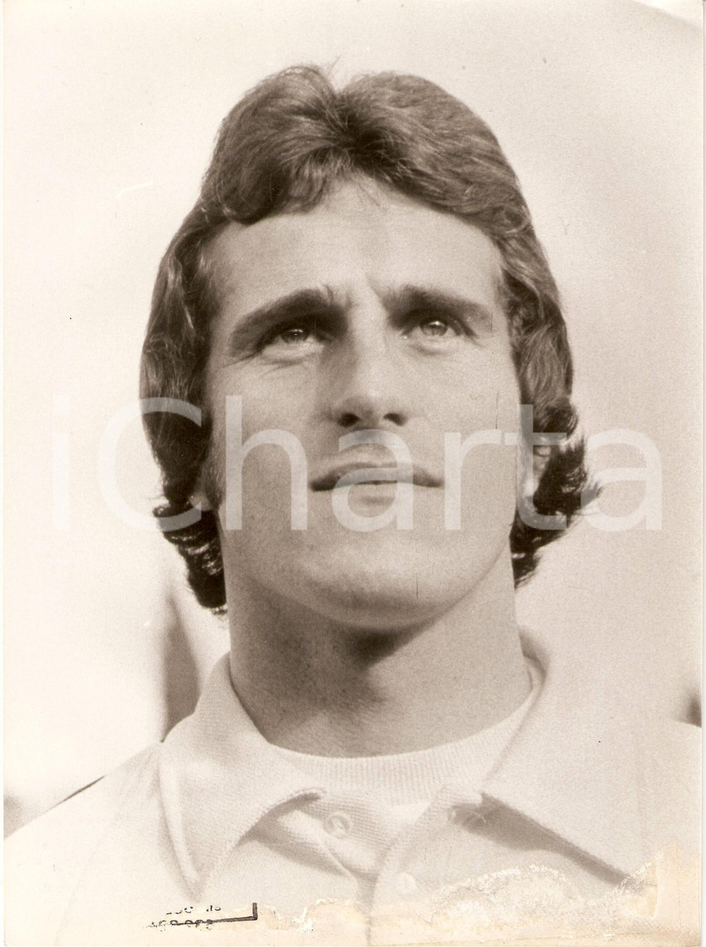 Fotografia d epoca originale 1980 ca INGHILTERRA Calcio Ray CLEMENCE Calciatore Ritratto Fotografia 1