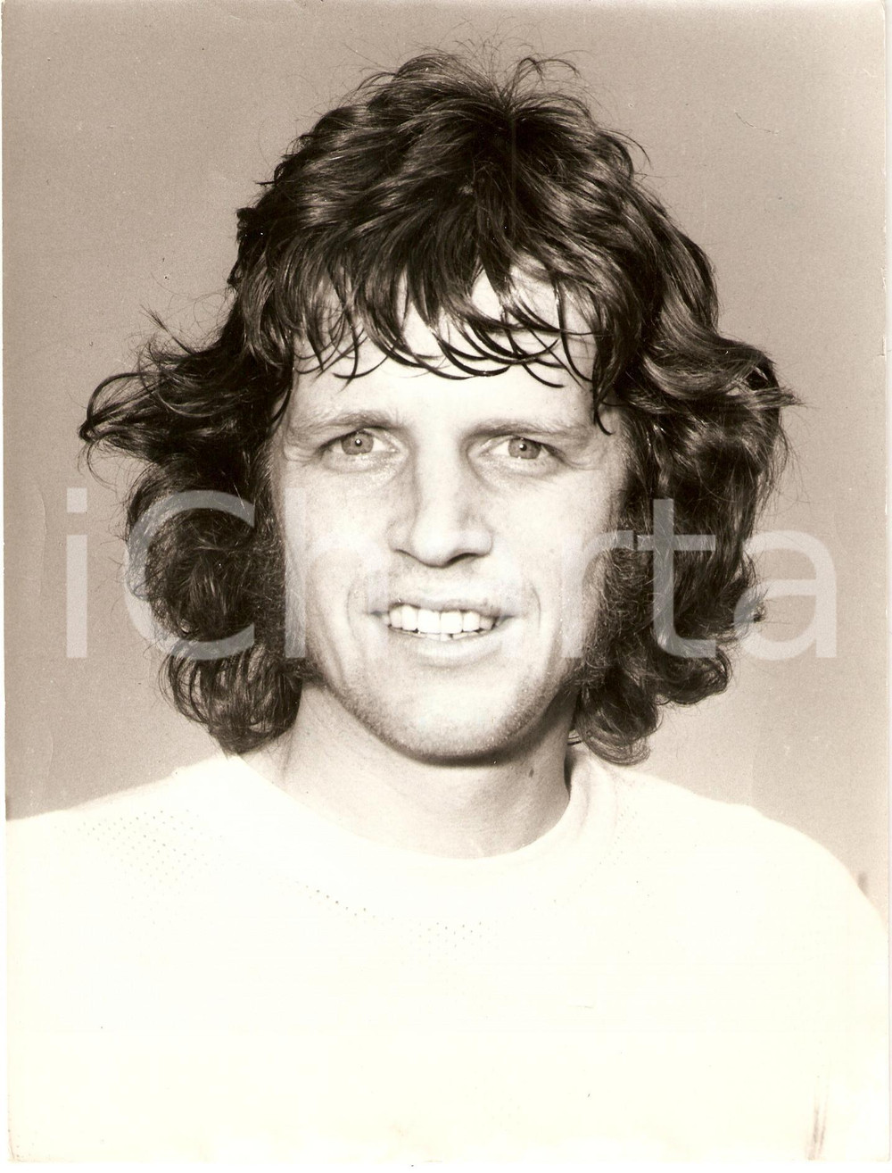Fotografia d epoca originale 1975 circa INGHILTERRA Calcio Mick CHANNON Ritratto Calciatore Fotografia 1