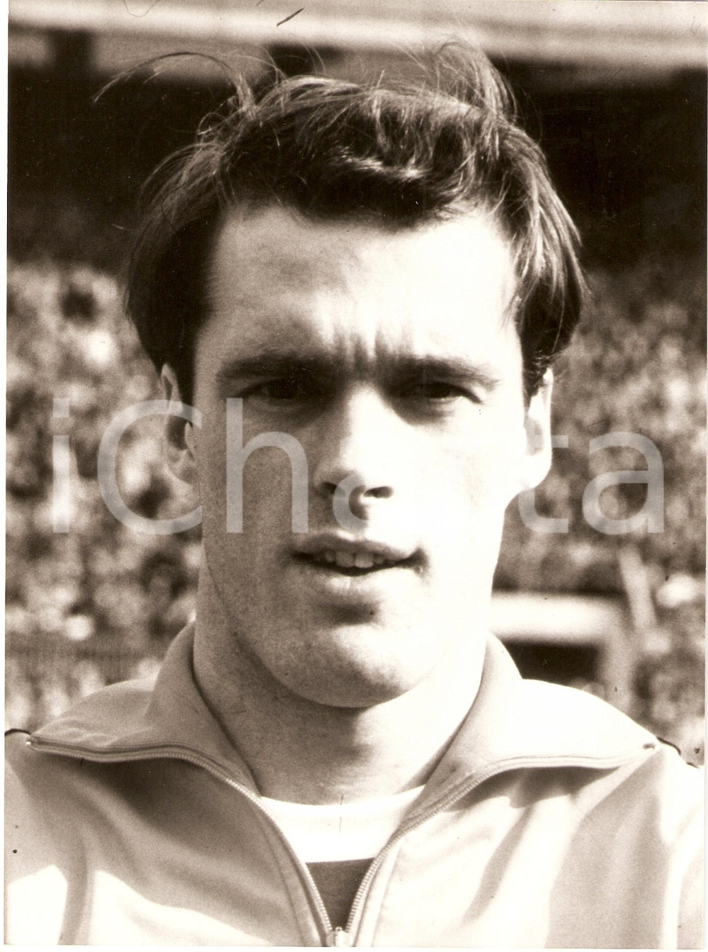 Fotografia d epoca originale 1980 circa OLANDA Calcio John METGOD Ritratto Difensore Fotografia 1