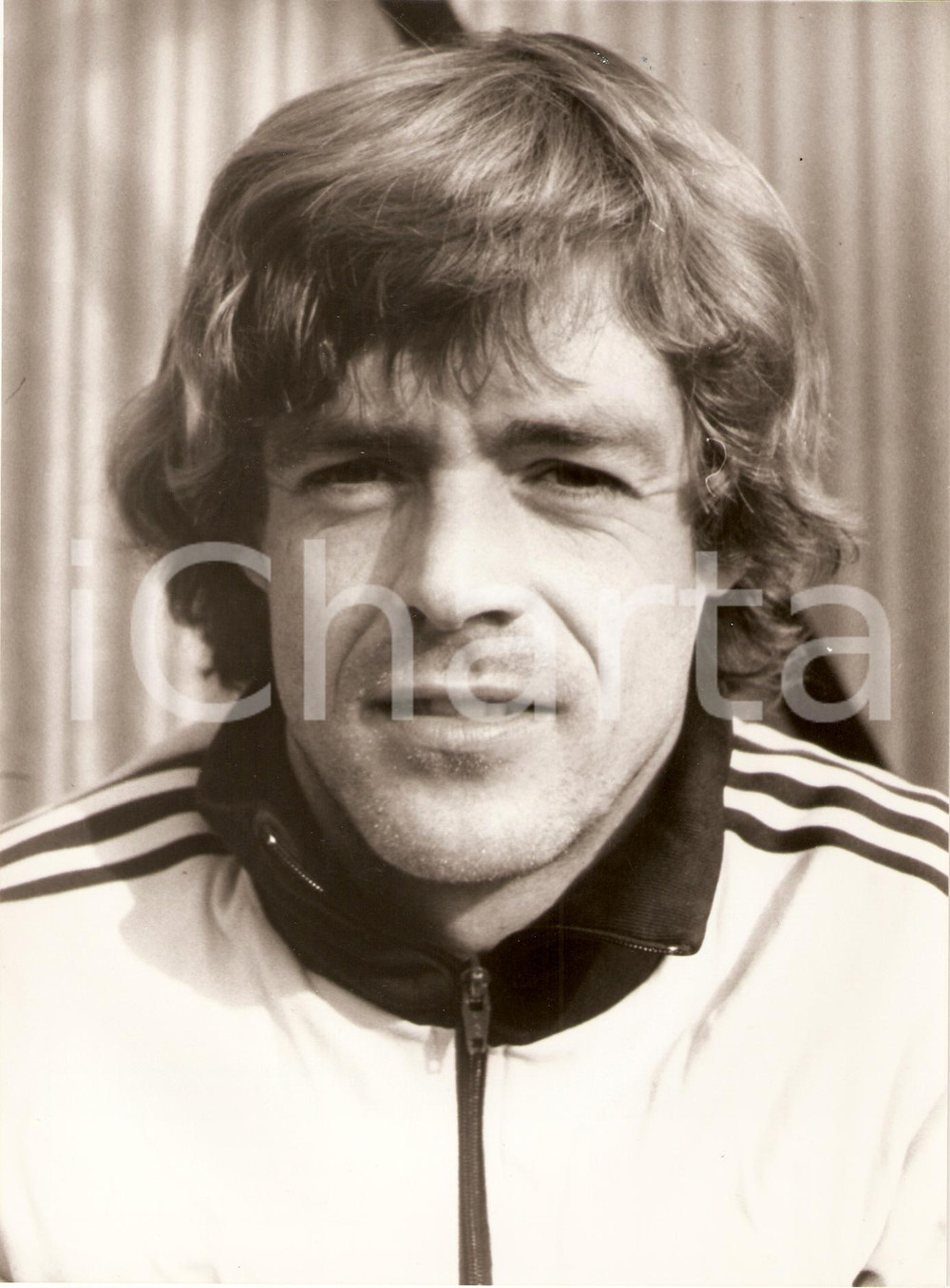Fotografia d epoca originale 1975 ca OLANDA Calcio Nicolaas Johnny REP Ritratto Fotografia 1