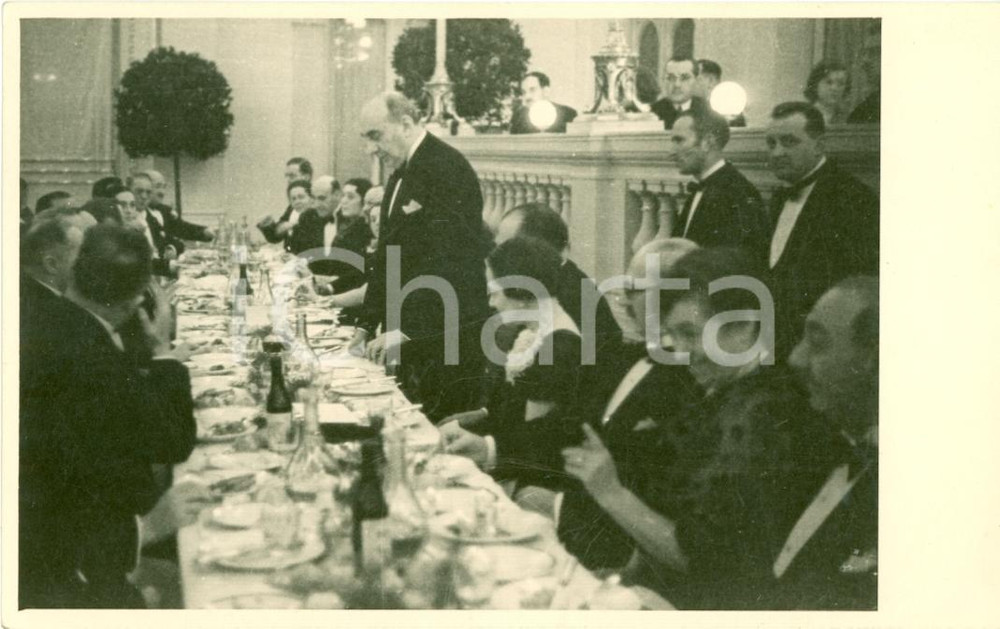 Fotografia d epoca originale 1935 WIEN Cerimonia RAS Josef POSSELT Hotel METROPOLE 1