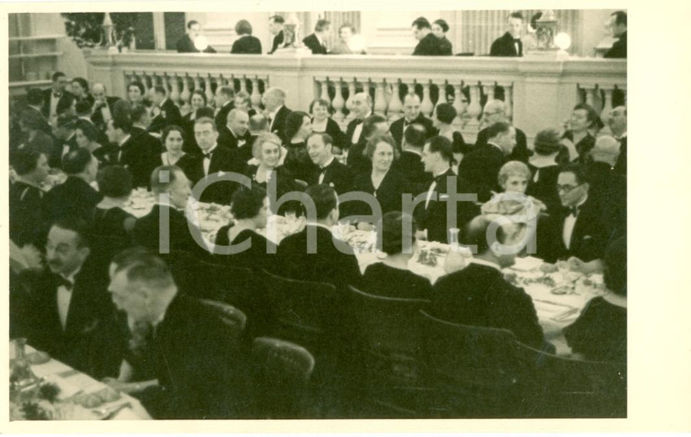 Fotografia d epoca originale 1935 WIEN Cerimonia RAS Josef POSSELT Hotel METROPOLE 1