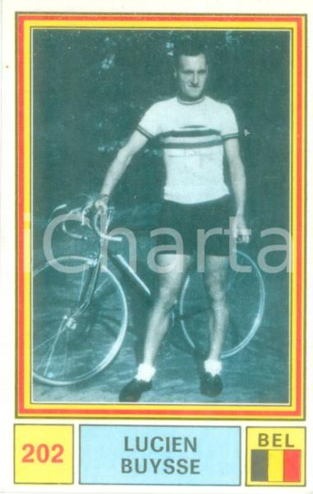 Oggetto da collezione cartaceo PANINI - SPRINT 1971 Figurina Lucien BUYSSE n. 202 Ciclismo 1