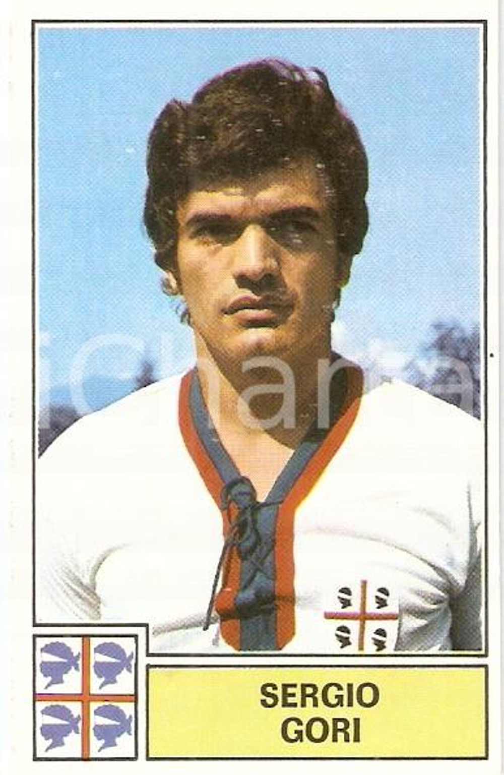 Oggetto da collezione cartaceo PANINI - CALCIATORI 1971 - 1972 Figurina Sergio GORI Serie A CAGLIARI 1