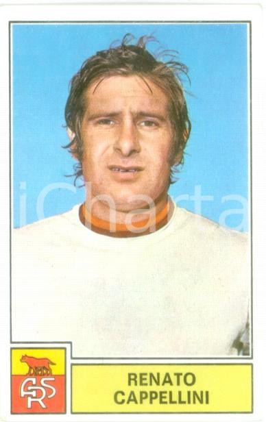 Oggetto da collezione cartaceo PANINI - CALCIATORI 1971 - 1972 Figurina Renato CAPPELLINI Serie A ROMA 1