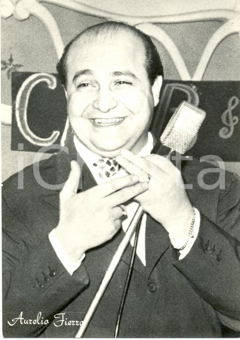 Cartolina originale da collezione 1961 Aurelio Fierro  Festival di Sanremo Cantante 1