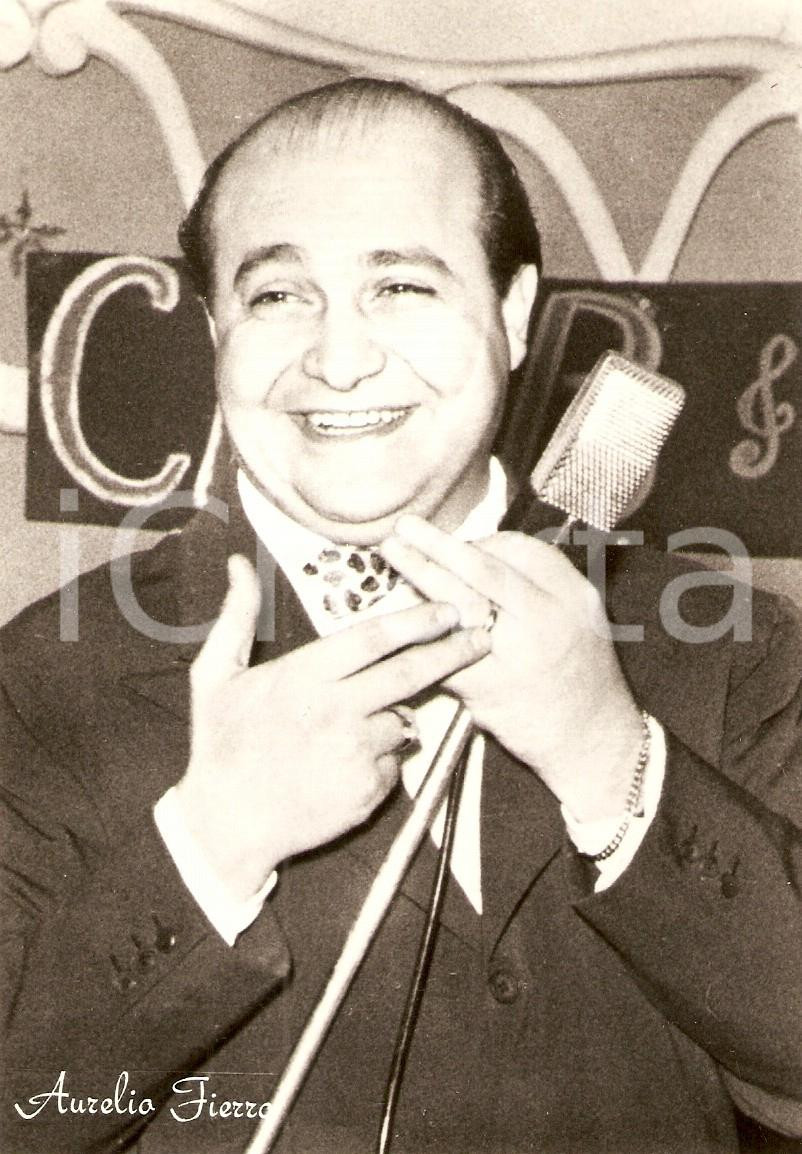 Cartolina originale da collezione 1961 Aurelio Fierro  Festival di Sanremo Cantante 1