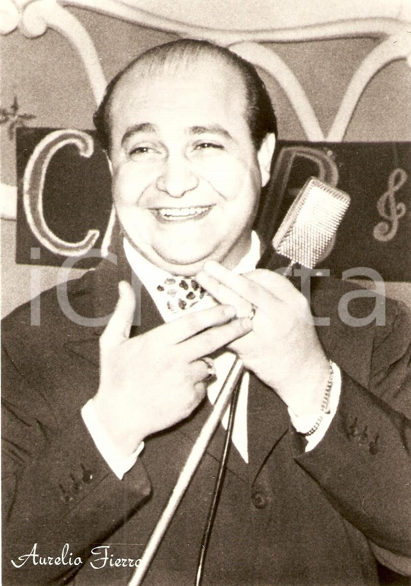 Cartolina originale da collezione 1961 Aurelio Fierro  Festival di Sanremo Cantante 1