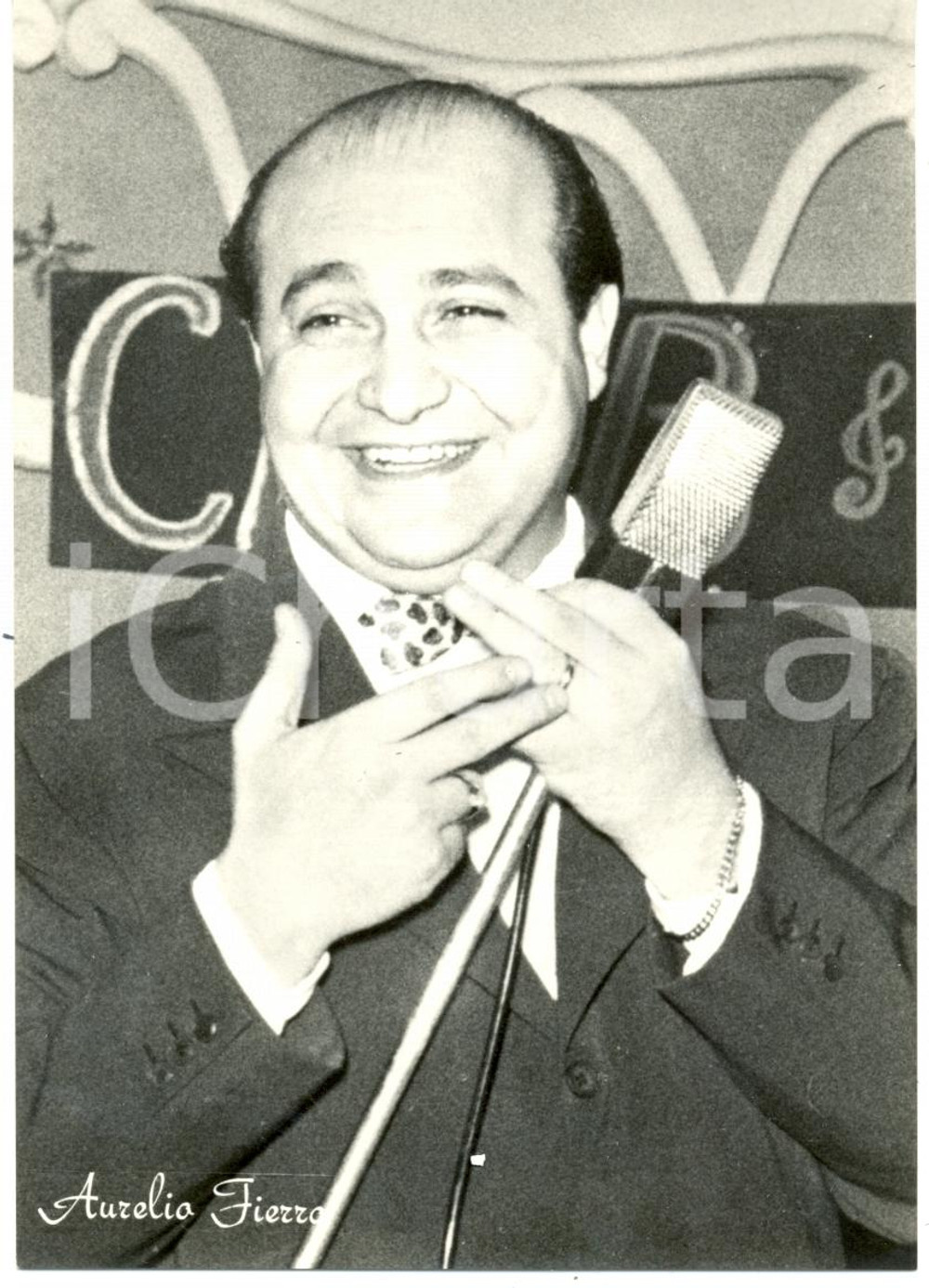 Cartolina originale da collezione 1961 Aurelio Fierro - Festival di Sanremo *Cantante 1