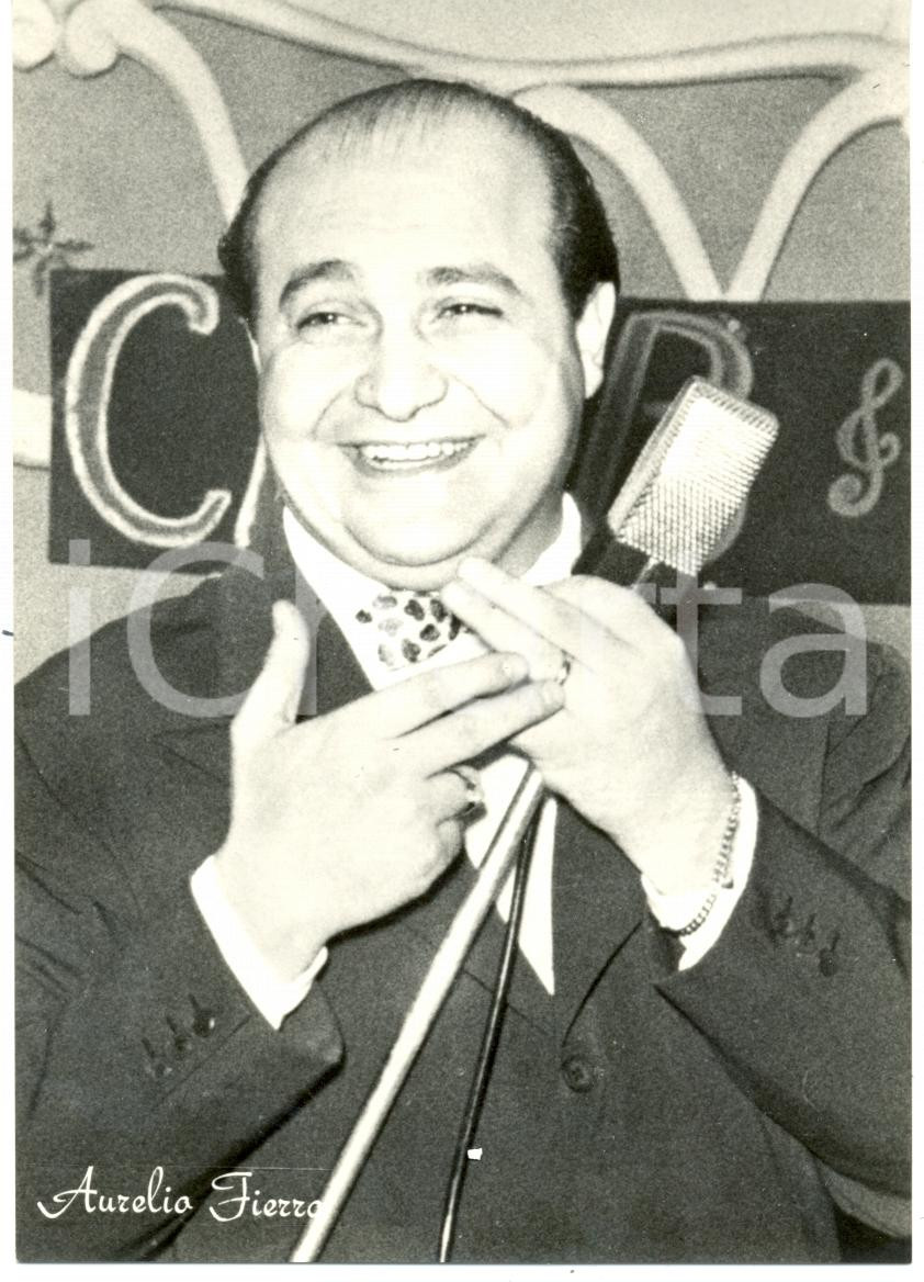 Cartolina originale da collezione 1961 Aurelio Fierro  Festival di Sanremo Cantante 1