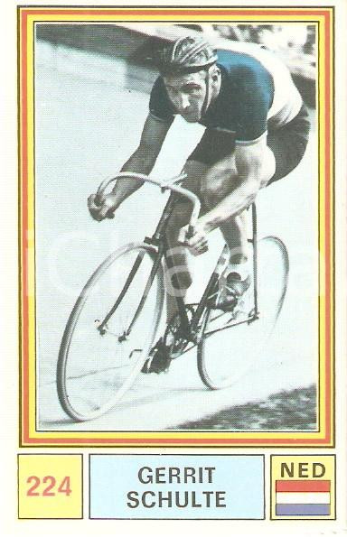 Oggetto da collezione cartaceo PANINI  SPRINT 1971 Figurina valida Gerrit SCHULTE n. 224 Ciclismo 1