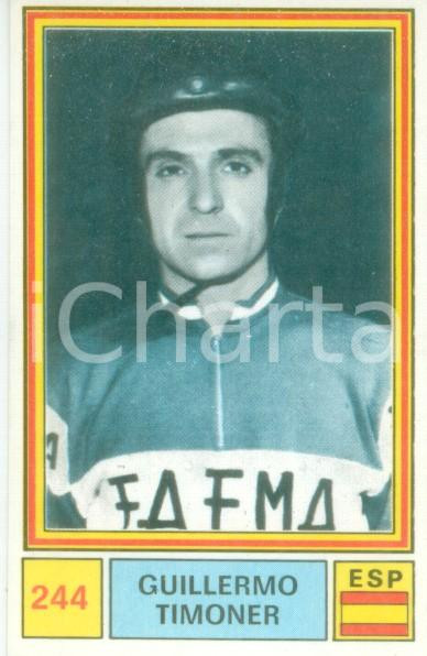 Oggetto da collezione cartaceo PANINI  SPRINT 1971 Figurina Guillermo TIMONER n. 244 Ciclismo  SPAGNA 1